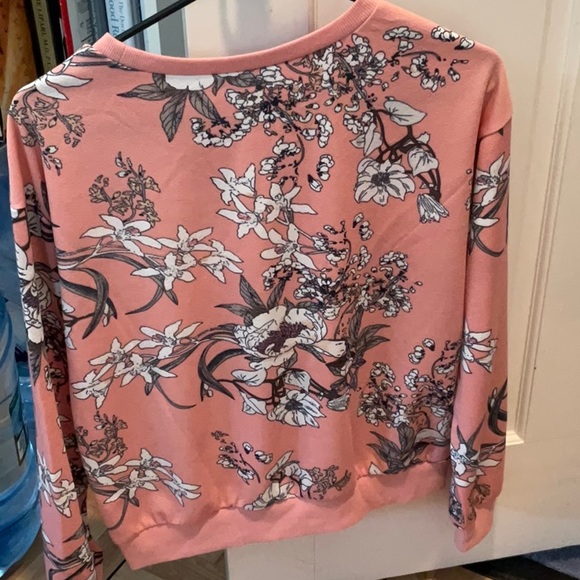 Shein pink print vintage sweatshirt, size small. Crewneck. - Picture 2 of 4